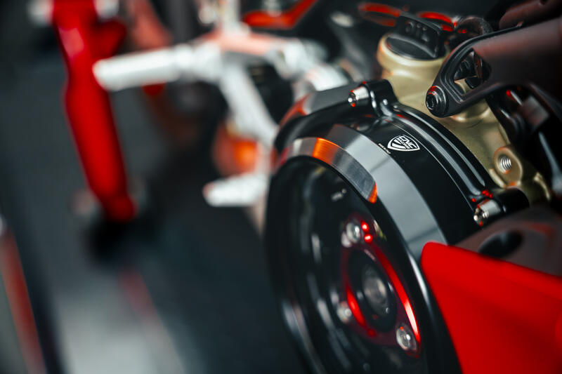 Carter trasparente per frizioni ad olio Ducati Panigale V4 BICOLOR